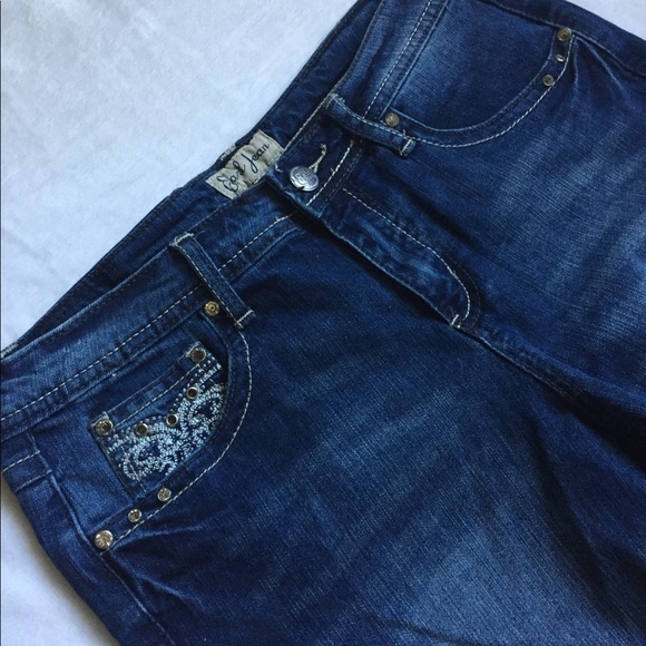 Earl Jean Studded and Embroidered - Picture 2 of 6